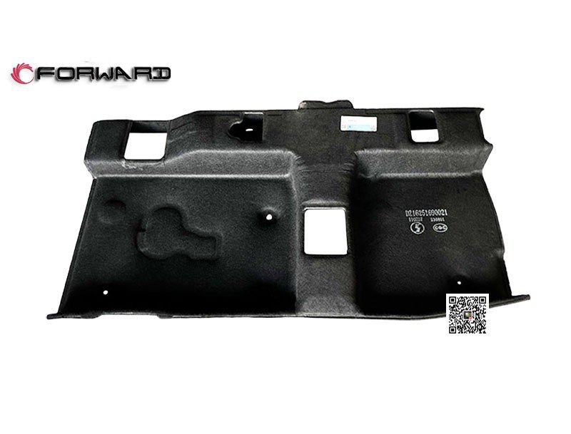 DZ16251690021   左地板隔音板,Left floor soundproof panel,济南向前汽车配件有限公司