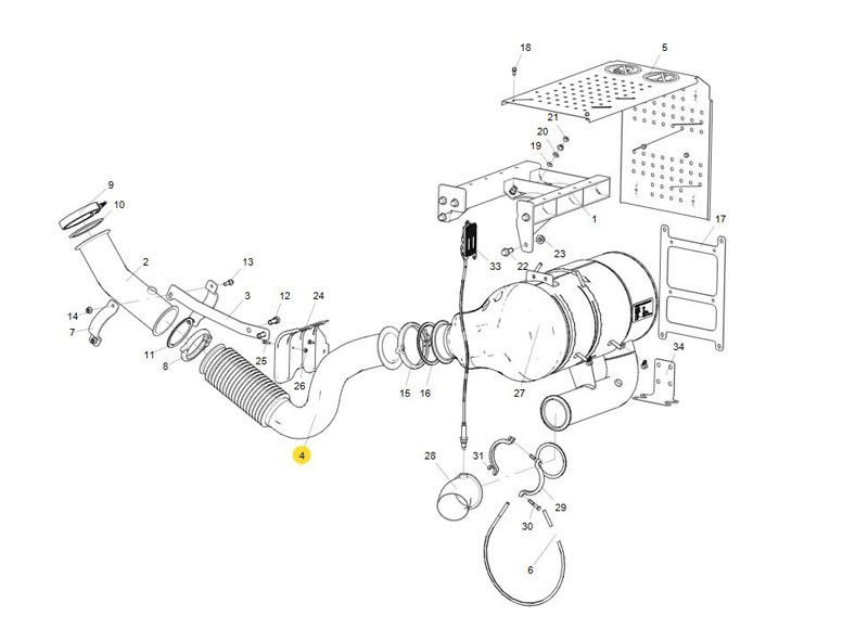 WG9525541052  撓性軟管,Flexible hose,濟南向前汽車配件有限公司