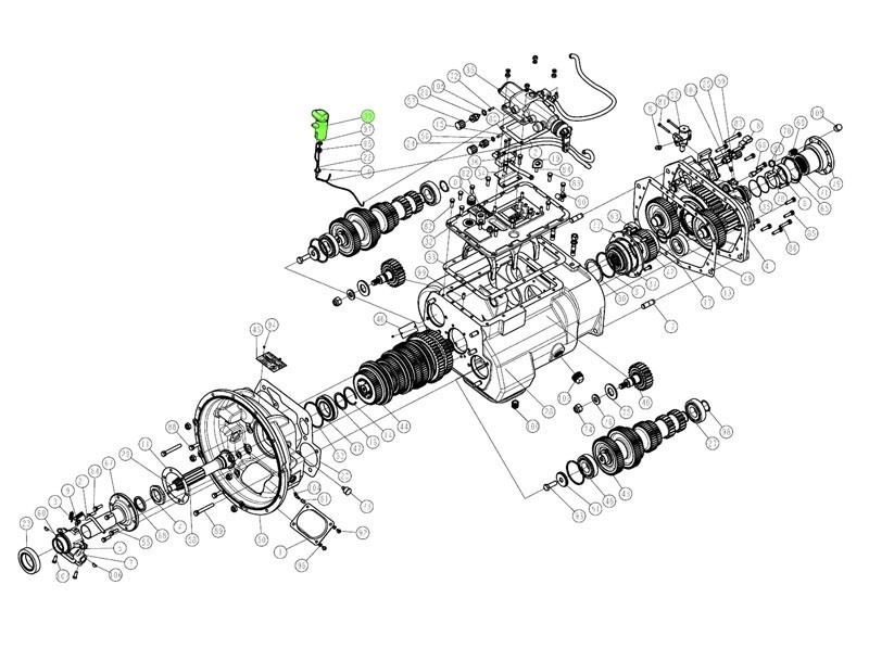 10JSD160-1708010-49 預(yù)選閥,Preselector valve,濟(jì)南向前汽車配件有限公司