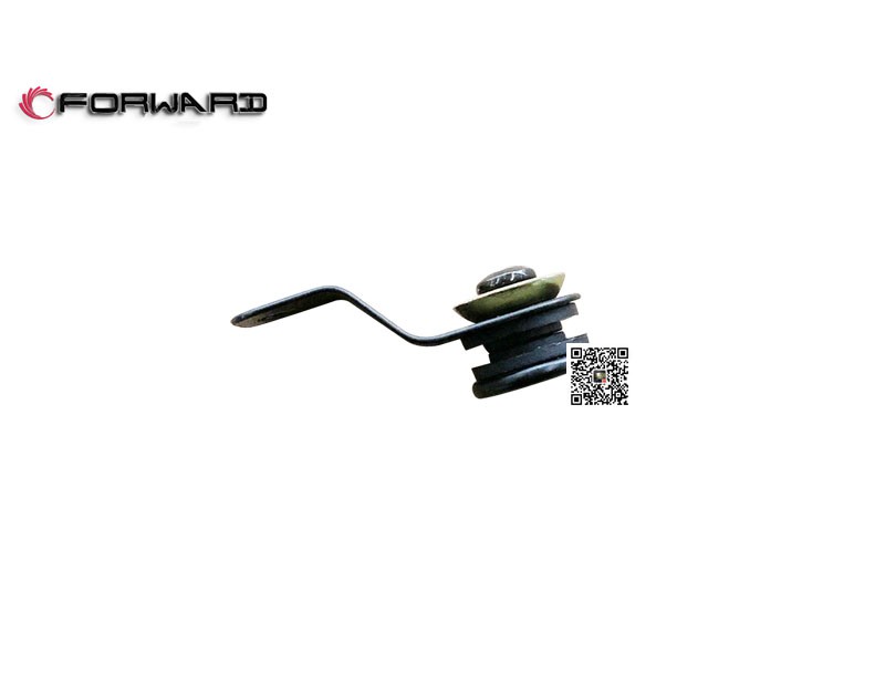 DZ14251710013  左侧窗玻璃弹簧锁铰链,Left window spring lock hinge,济南向前汽车配件有限公司