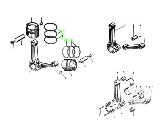 4A.04.05  活塞环,Piston ring,济南向前汽车配件有限公司