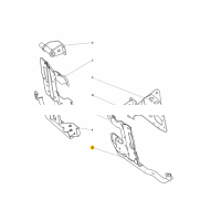 710W41610-6498 右保险杠固定支架,Right bumper mounting bracket,济南向前汽车配件有限公司