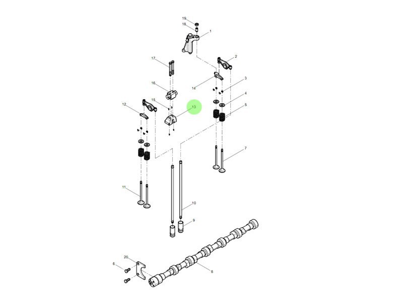 612630050013 摇臂支架,Rocker arm support,济南向前汽车配件有限公司