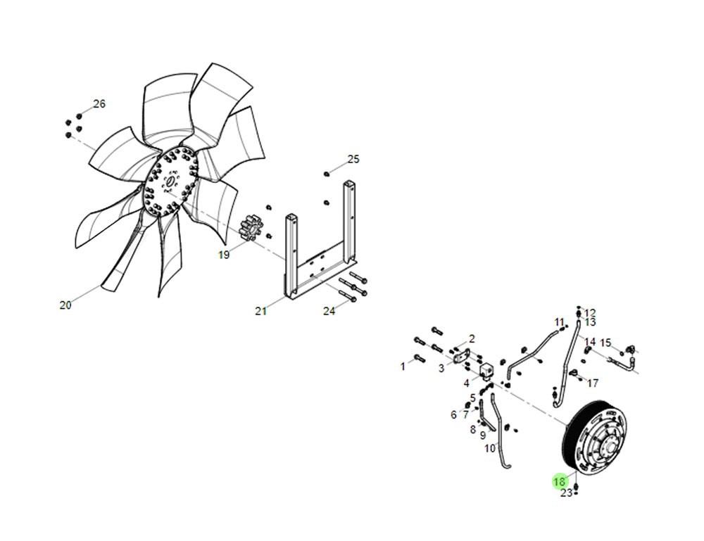 1001315275 風扇離合器,Fan clutch,濟南向前汽車配件有限公司