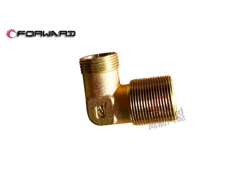 H4356106001A0  卡套式端直角接头体,Ferrule right-angle joint body,济南向前汽车配件有限公司