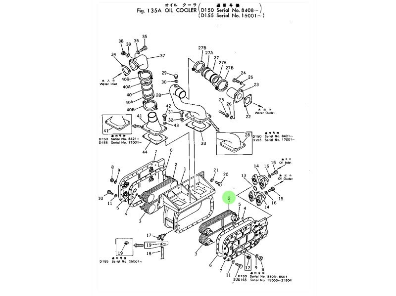 195-03-19130  变速箱上散热器,Radiator on the transmission,济南向前汽车配件有限公司