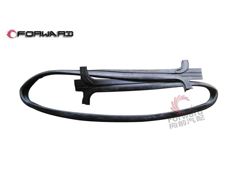 DZ15221330061 右车门玻璃泥槽,Right door window glass groove,济南向前汽车配件有限公司