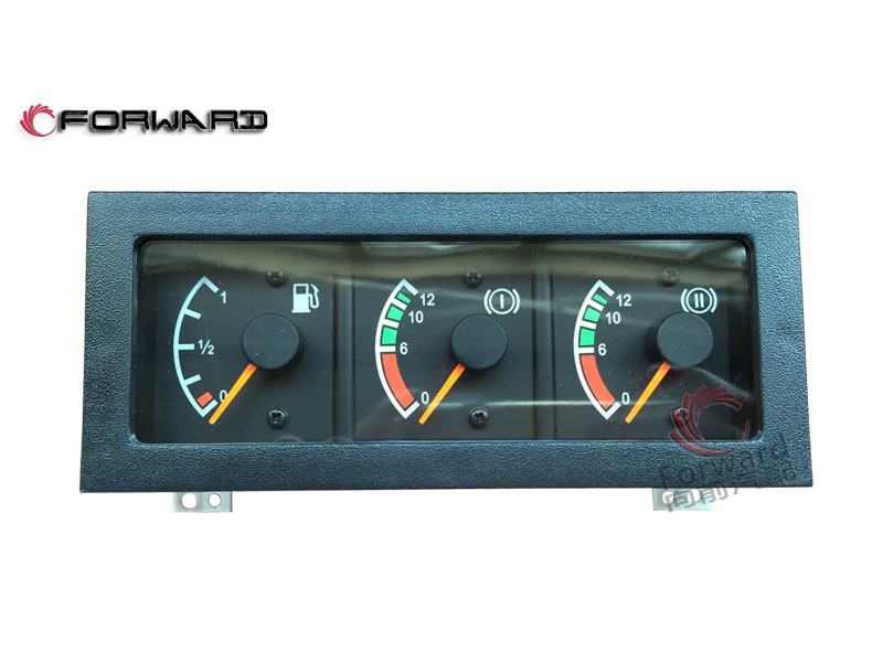 DZ9100586015 燃油-气压Ⅰ-气压Ⅱ组合表,Fuel - Air Pressure Ⅰ- Air Pressure Ⅱ combination table,济南向前汽车配件有限公司