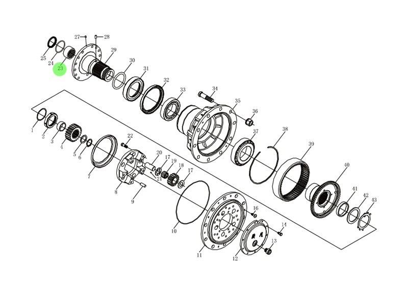188000410069  滚针轴承,Needle roller bearing,济南向前汽车配件有限公司