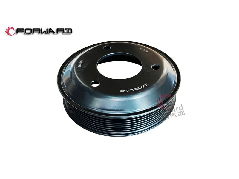 202V06503-0385 水泵皮带轮,Water pump pulley,济南向前汽车配件有限公司