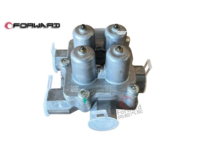 WG9000360523 四回路保护阀,Four-circuit protection valve (VOSS,济南向前汽车配件有限公司