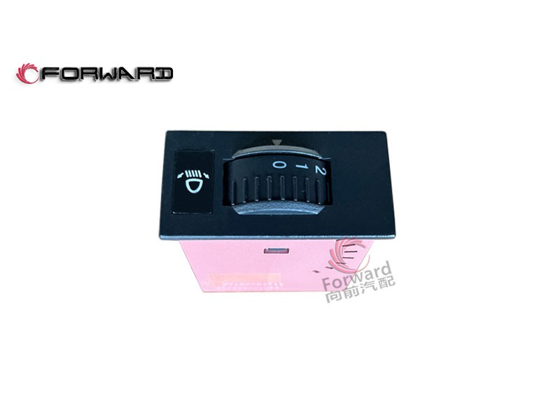 DZ97189584711前照灯(近光)高度调节开关,Headlamp (low beam) height adjustment switch,济南向前汽车配件有限公司