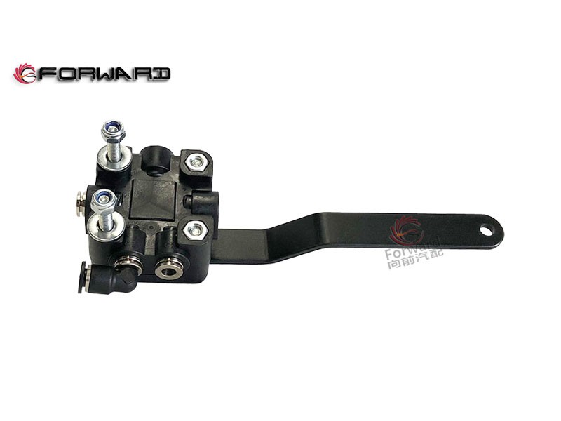DZ15221440236 新高度阀-左后-双口,New height valve/left rear/double port,济南向前汽车配件有限公司
