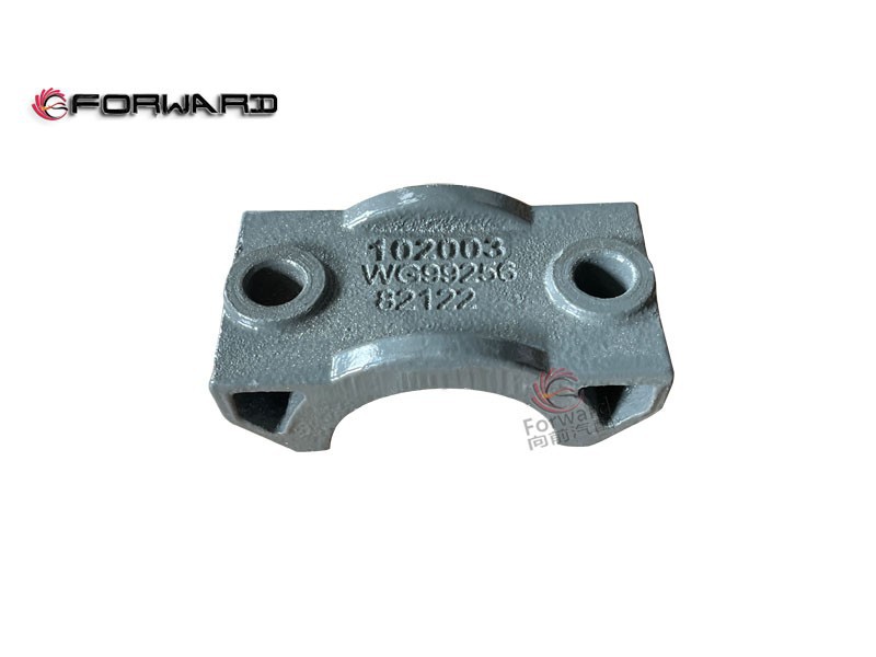 WG9925682122 后稳定杆轴承盖,Rear stabilizer bar bearing cover,济南向前汽车配件有限公司