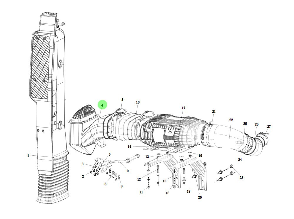 DZ96259192787  底座總成,Base assembly,濟南向前汽車配件有限公司