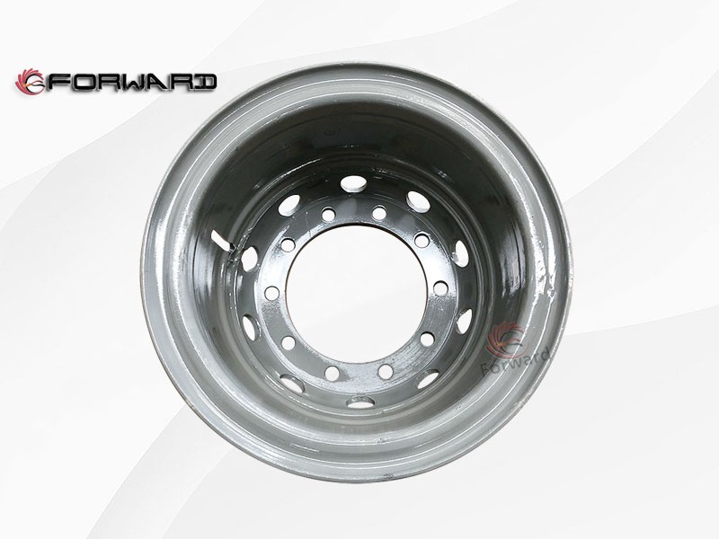 DZ93259610704 9.0-20二件幅板式车轮总成,Wheel rim,济南向前汽车配件有限公司