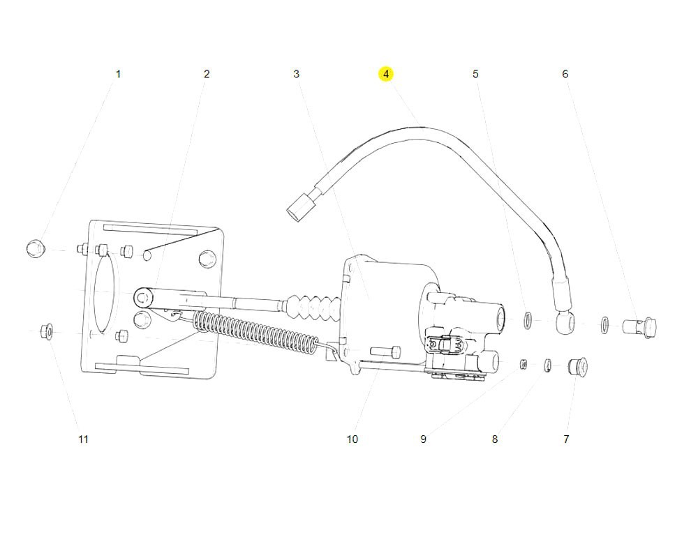 LG9704230451 转向高压软管,Steering high-pressure hose,济南向前汽车配件有限公司