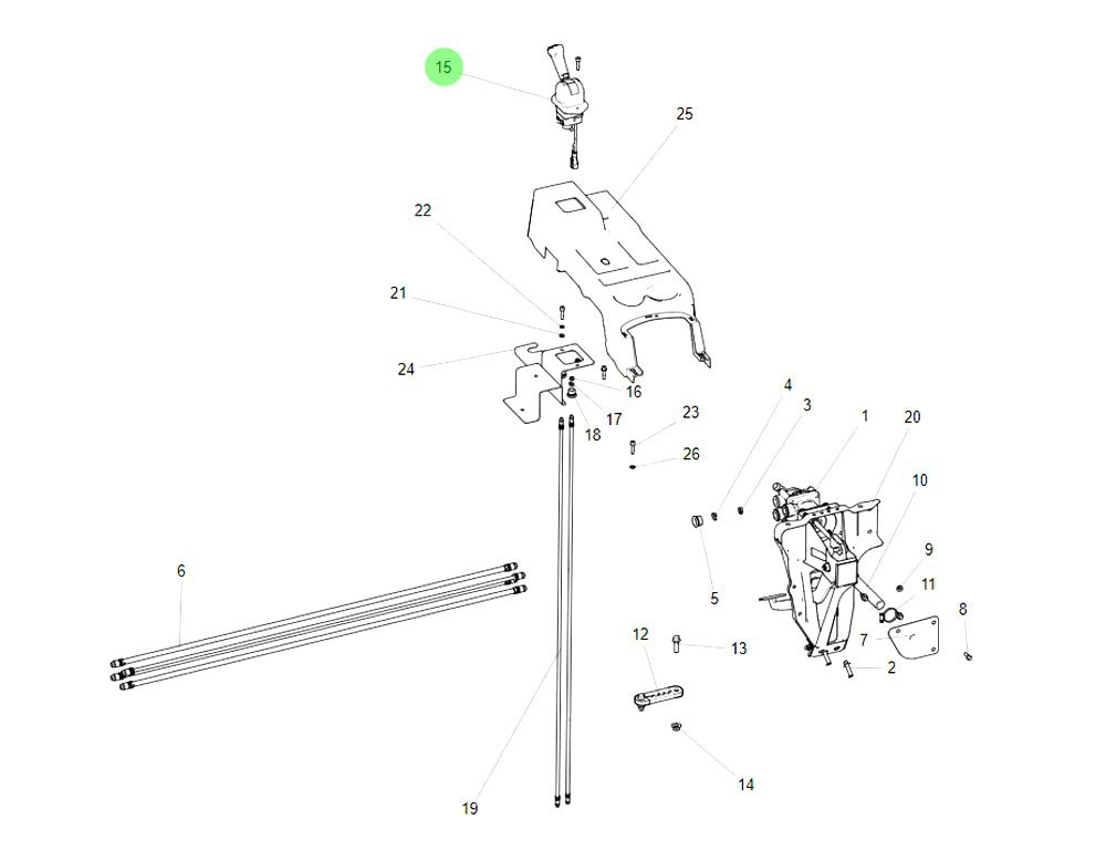 FG9804364010  手制动阀（带传感器）,Manual brake valve (with sensor),济南向前汽车配件有限公司