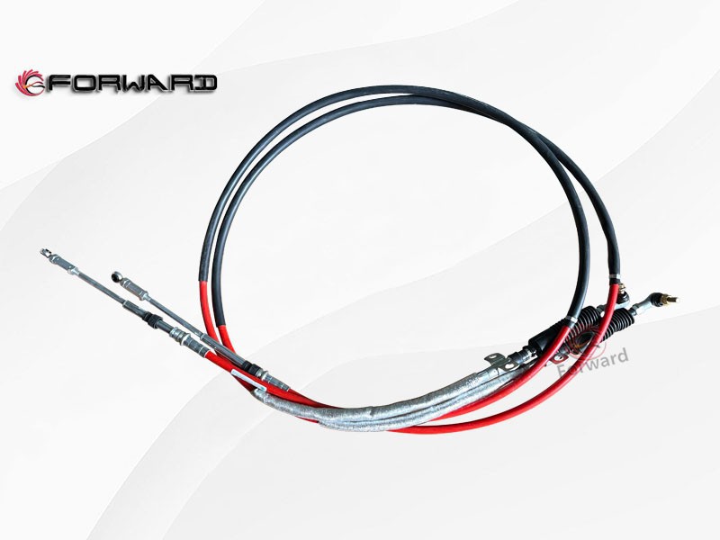 FG9806240018  选挡软轴总成,Select gear flexible shaft,济南向前汽车配件有限公司
