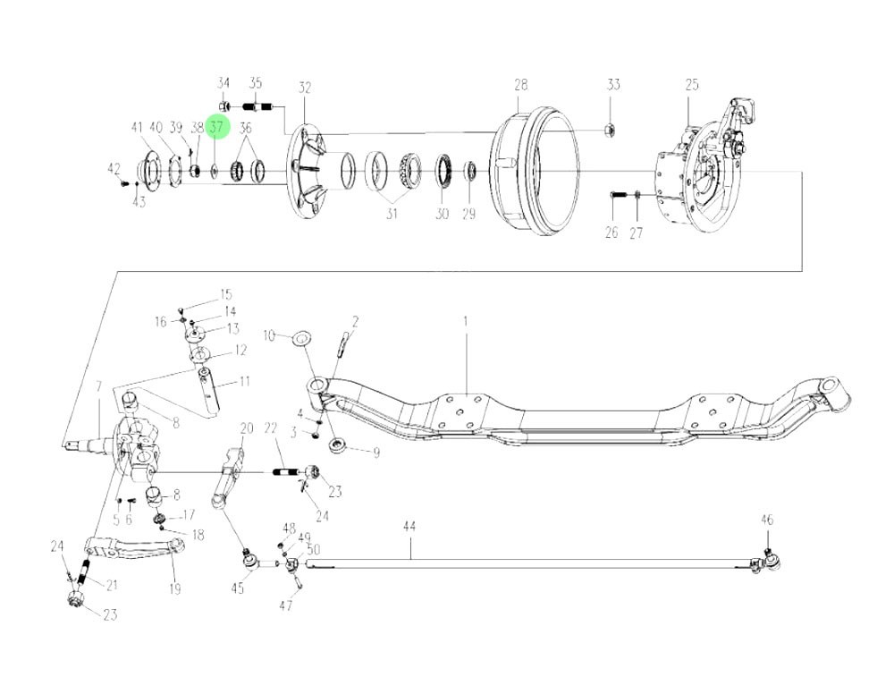 LG4003002709+118  轉(zhuǎn)向節(jié)螺母鎖緊墊片,Lock the gasket,濟(jì)南向前汽車配件有限公司