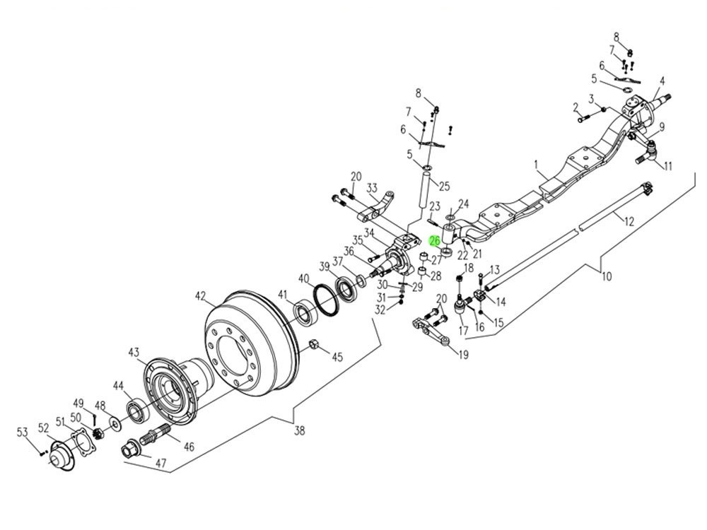 SPCS0000000493 推力轴承,Thrust bearing,济南向前汽车配件有限公司