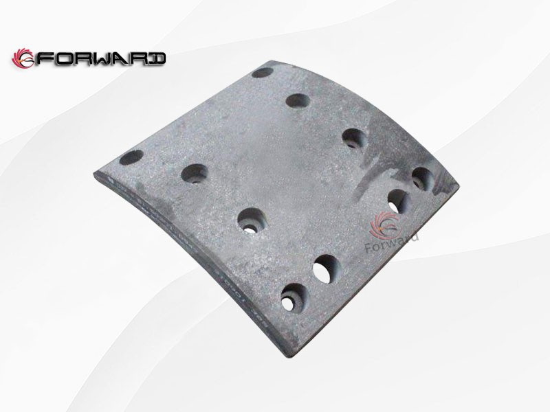 81.50221.0943-FL03 134蹄摩擦片,134 Tread Brake Pad,濟(jì)南向前汽車配件有限公司
