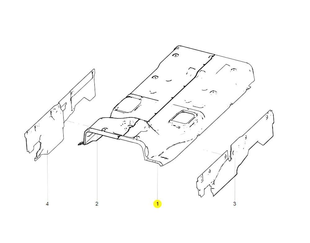 AZ166269000006 左隔熱吸音墊,Left heat insulation and sound absorption pad,濟(jì)南向前汽車配件有限公司
