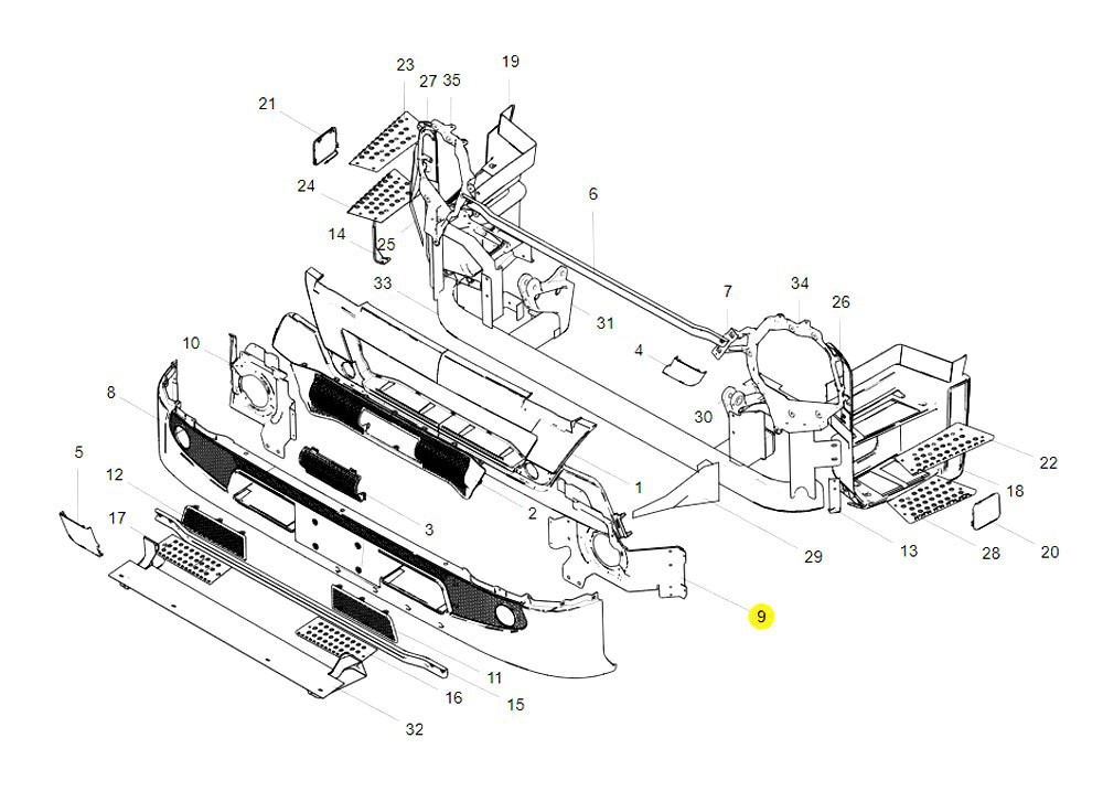 WG1664245123 左连接板总成,Left connection plate assembly,济南向前汽车配件有限公司