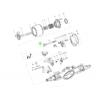 HD90129341375  制动蹄总成,Brake shoe assembly,济南向前汽车配件有限公司
