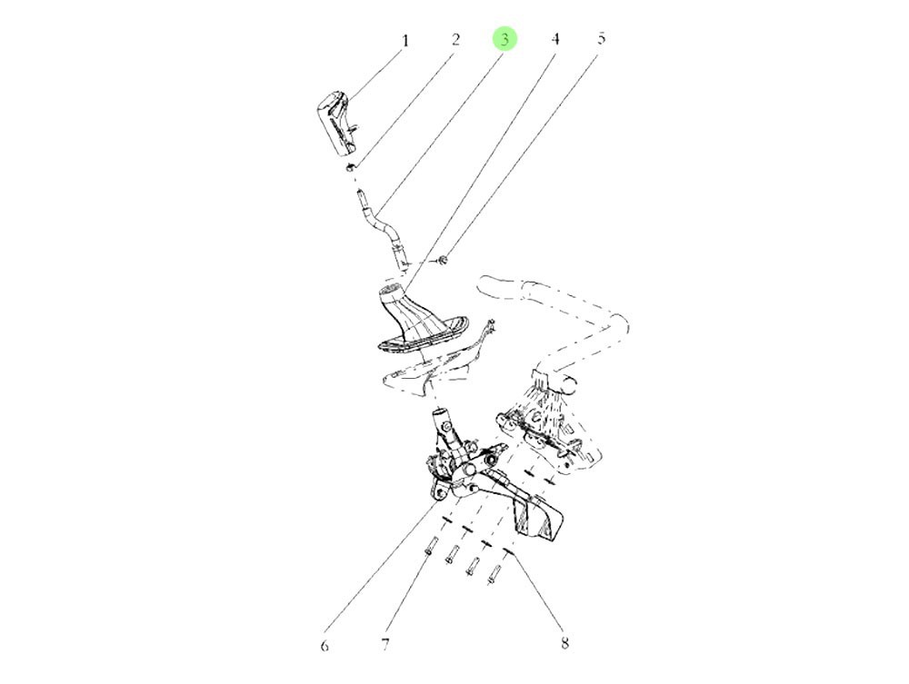 DZ9X259241004 操纵杆,Joystick,济南向前汽车配件有限公司