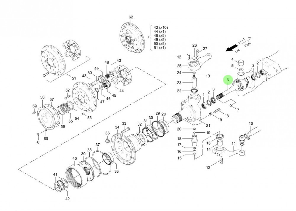 HD90009420019 万向半轴,Universal joint shaft,济南向前汽车配件有限公司