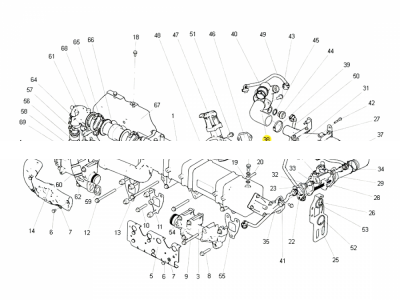 202V08154-0053  胶管（扁管后）,Rubber hose,济南向前汽车配件有限公司