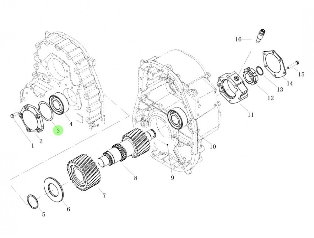 ZC3086001115 调整垫片,Adjust the gasket,济南向前汽车配件有限公司