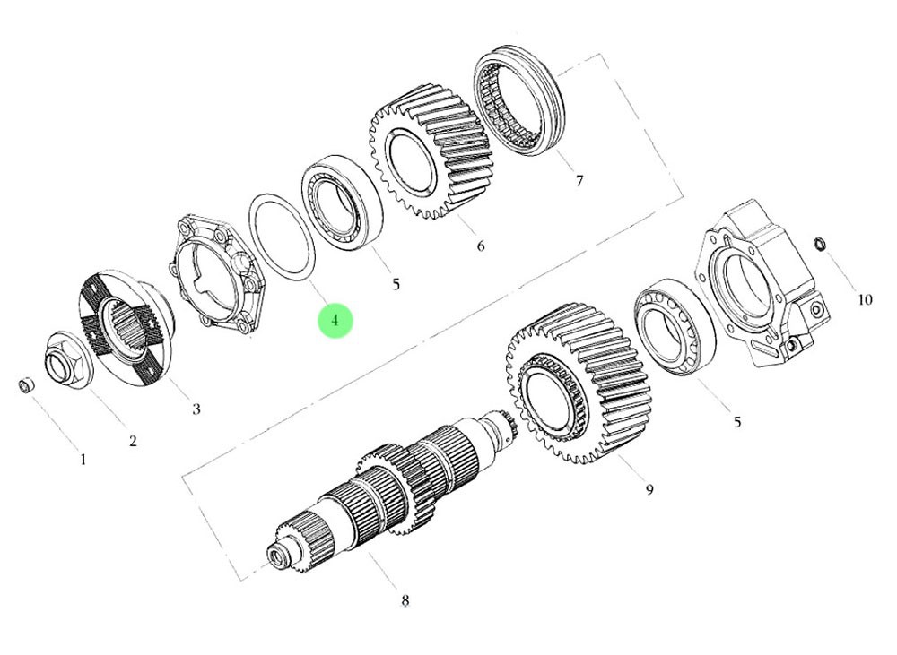ZC3086001127 调整垫片,Adjust the gasket,济南向前汽车配件有限公司