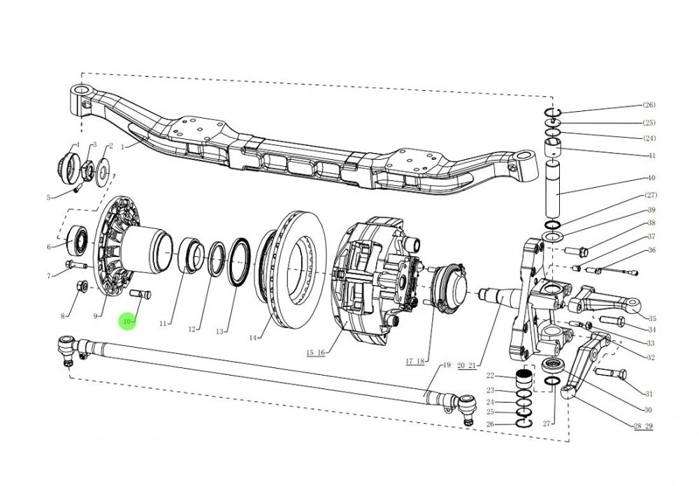 HD90009340345 车轮螺栓,wheel bolt,济南向前汽车配件有限公司