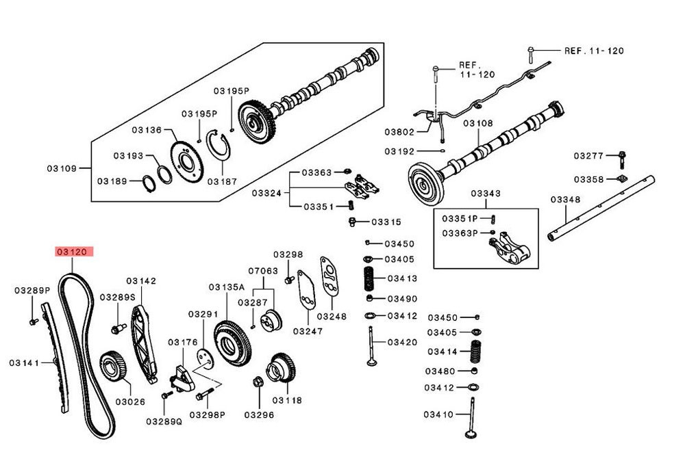 4N15-LT 正时链条 XQ046825,Timing chain,济南向前汽车配件有限公司