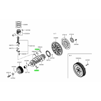 4N15-QZW 曲轴瓦 XQ046834,Crankshaft bearing,济南向前汽车配件有限公司