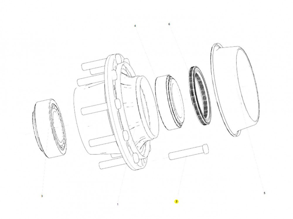 712W45501-0143 车轮螺栓 XQ046917,Wheel bolts,济南向前汽车配件有限公司