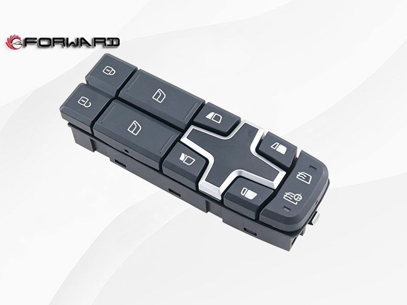 22154286  车门玻璃升降开关 XQ046937,Car door glass lift control switch,济南向前汽车配件有限公司