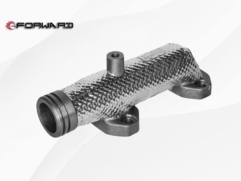 1007733009 后排气歧管 XQ047380,Exhaust manifold at the rear,济南向前汽车配件有限公司