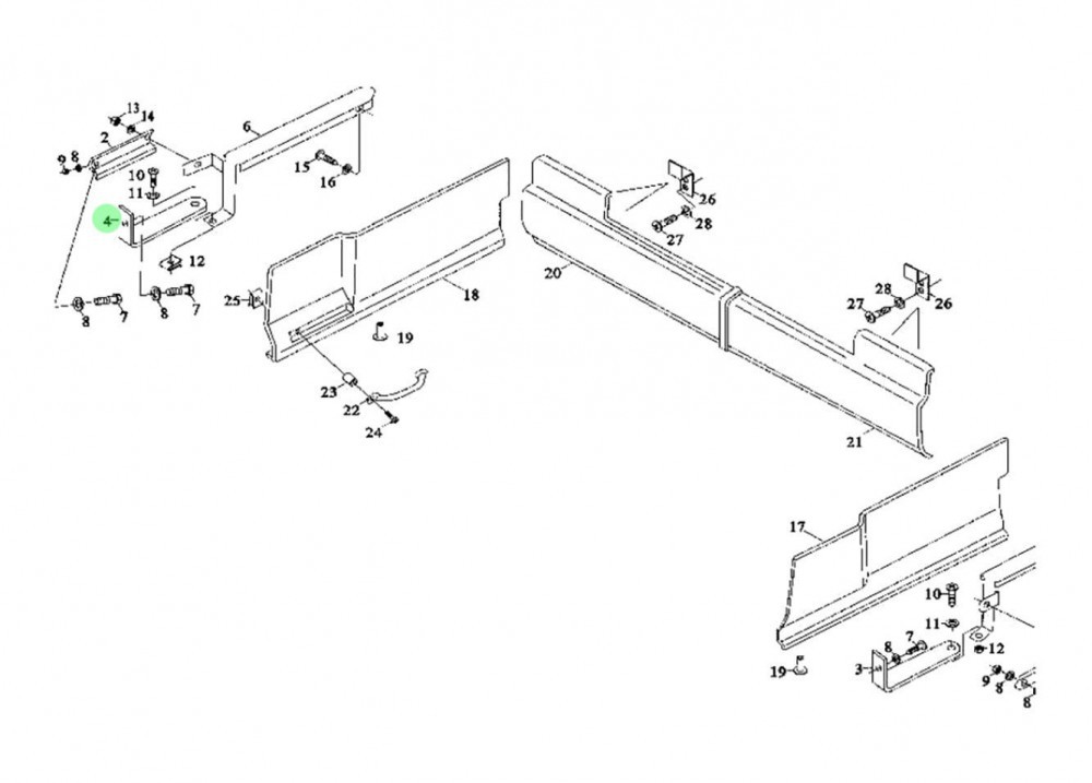 81.62930.0048 U形右支架 XQ047487,U-shaped right support,济南向前汽车配件有限公司