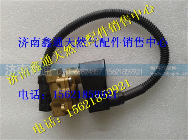 VG1238110106,重汽豪沃LNG天然气发动机新式低压电磁阀,济南鑫通天然气销售中心