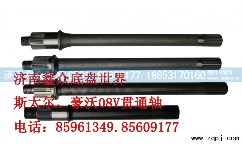 AZ9231320261,贯通轴（8、28、39、46齿）,济南国桥汽车零部件有限公司