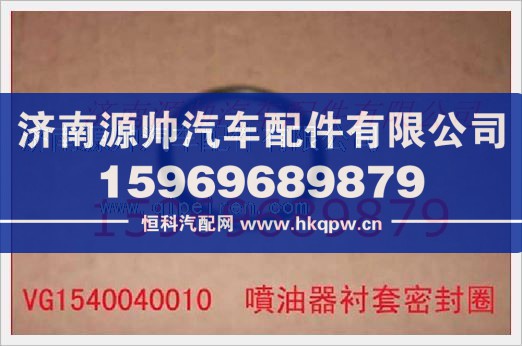 重汽发动机喷油器衬套密封圈VG1540040010