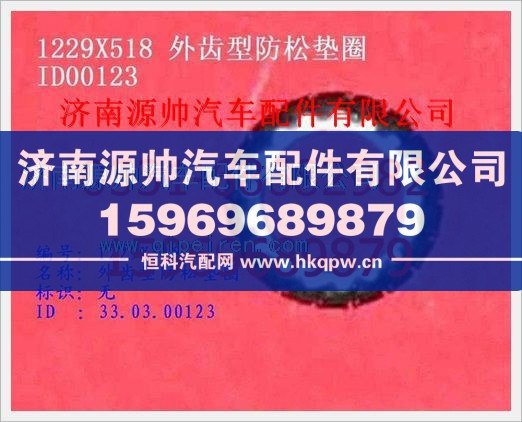 重汽豪沃锥齿垫片WG1229X518