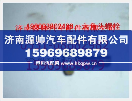 重汽豪沃六角头螺栓190003802438