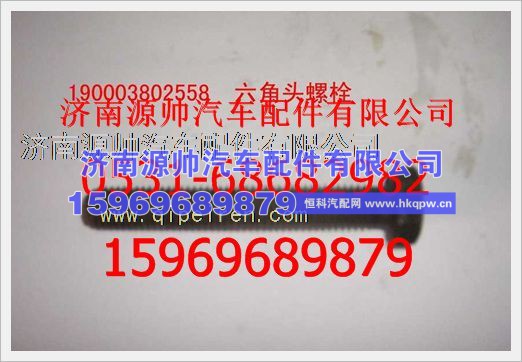 重汽豪沃六角头螺栓190003802558