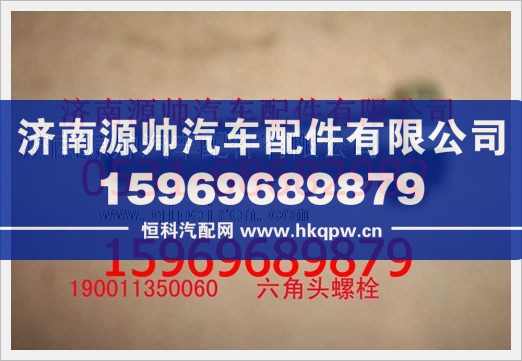 重汽豪沃六角头螺栓190011350060