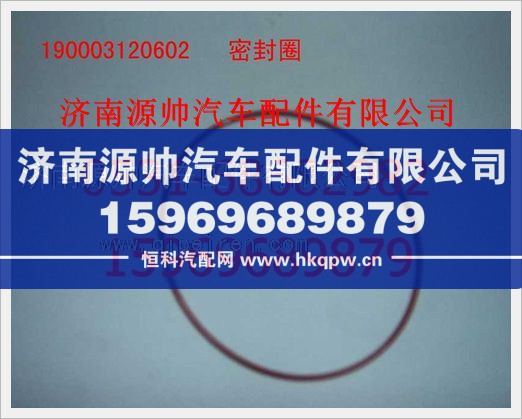 重汽豪沃密封圈190003120602
