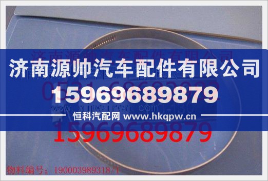 重汽豪沃软管卡箍190003989318